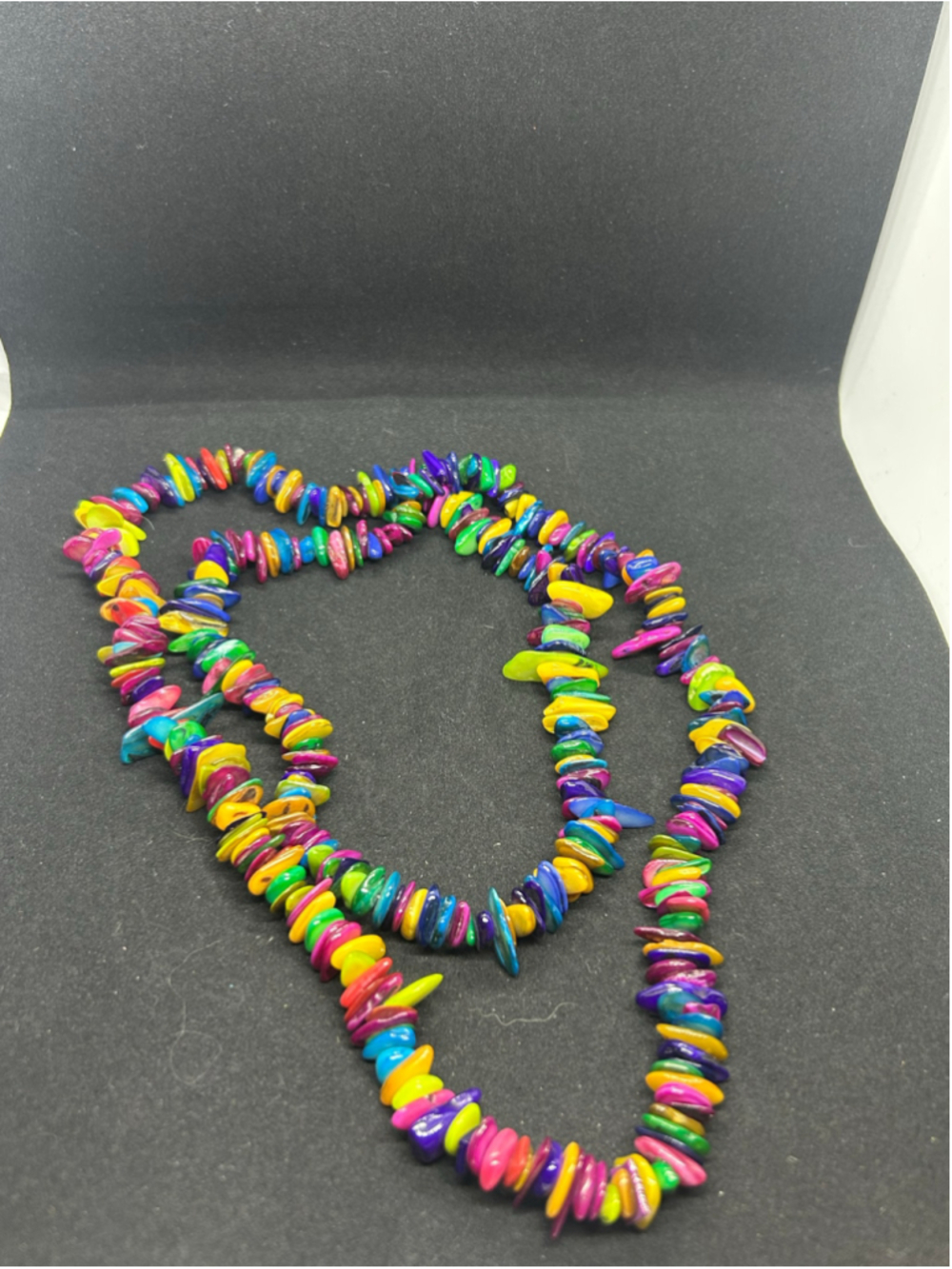 Women's Unbranded Multi-color Chip Bead Necklace One Size